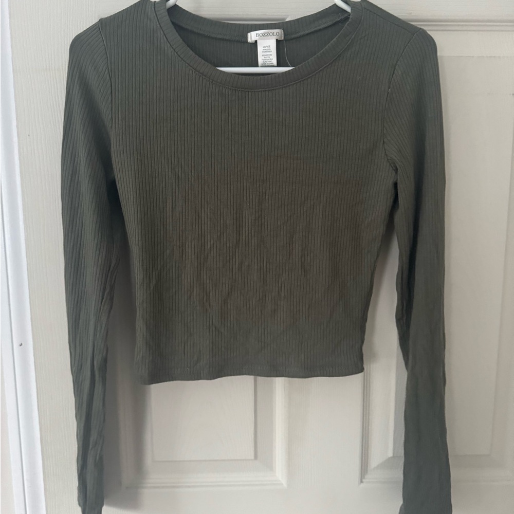 cropped long sleeve